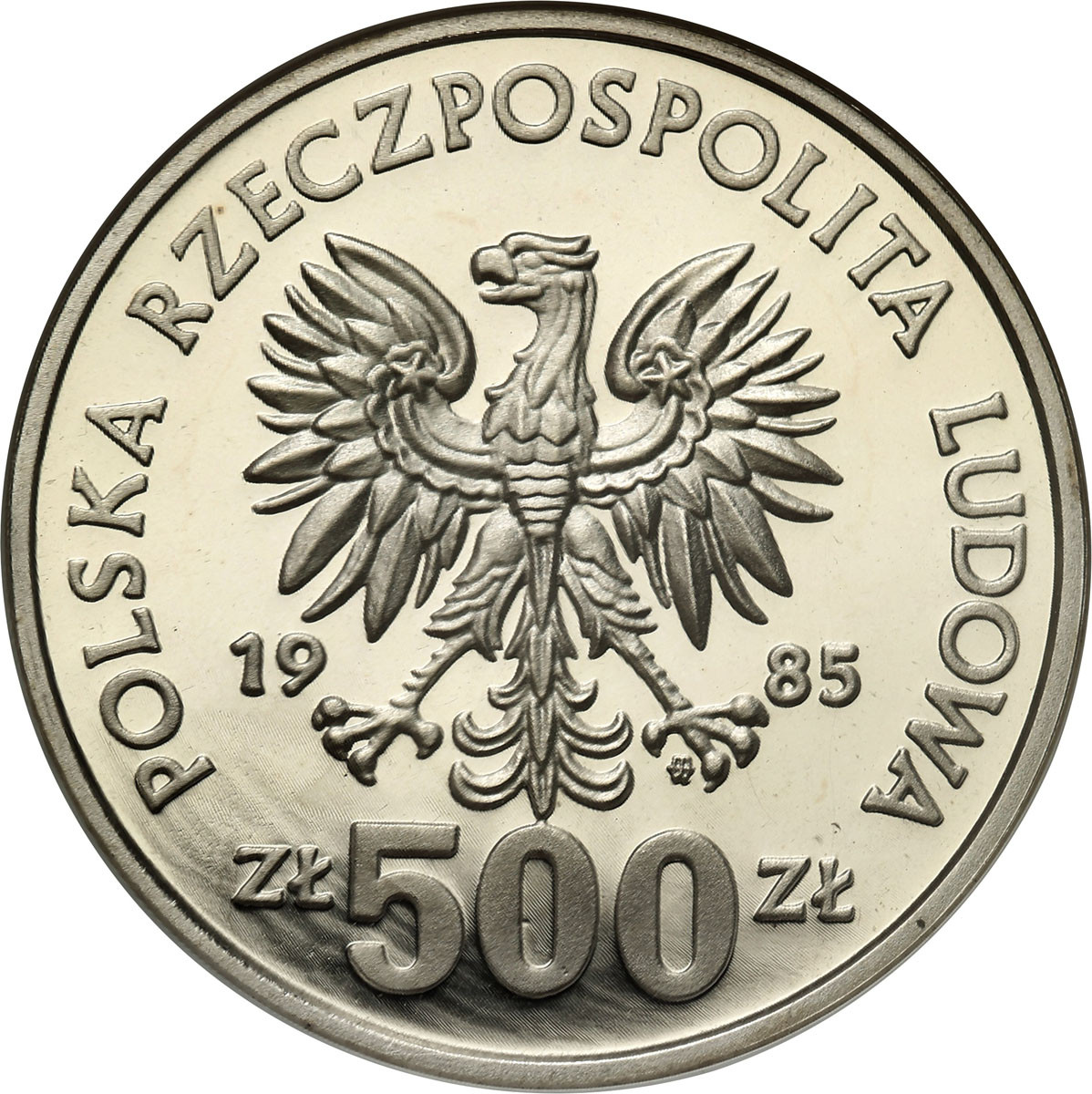 PRL. 500 złotych 1985 Przemysław II